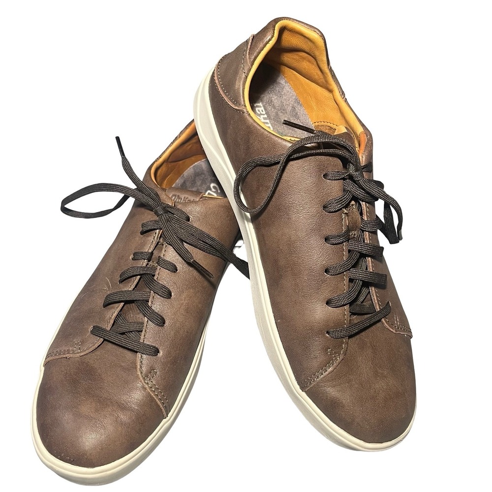OluKai Lae'ahi Li 'Ili Men Brown Leather Sneakers Shoes EU 43 US 9 10443-4040
